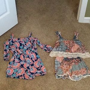 Girls Rompers